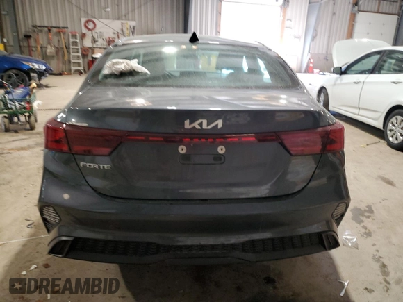 2024 Kia Forte LX with VIN 3KPF24AD3RE733497, listed as a Copart auction lot 46196015 with 14,496 mi miles and Salvage Title. Bid and sale history available at carsss.com. Image 6.