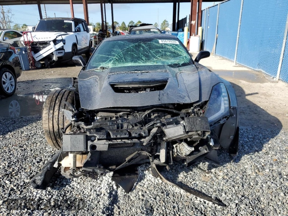 2016 Chevrolet Corvette Z06 3LZ with VIN 1G1YU2D64G5606750, listed as a Copart auction lot 85672634 with 52,227 mi miles and Salvage Title. Bid and sale history available at carsss.com. Image 5.