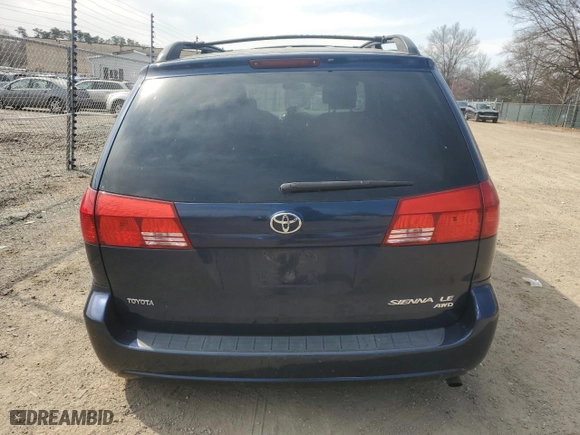 2004 Toyota Sienna LE with VIN 5TDBA23C64S019839, listed as a Copart auction lot 50064915 with 171,780 mi miles and Salvage Title. Bid and sale history available at carsss.com. Image 6.
