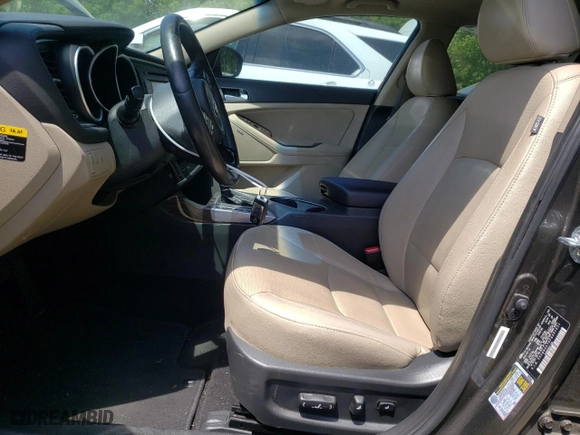 2015 Kia Optima EX with VIN 5XXGN4A76FG391651, listed as a Copart auction lot 54016675 with 155,864 mi miles and Clean Title. Bid and sale history available at carsss.com. Image 7.