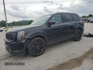 2022 Kia Telluride SX with VIN 5XYP5DHC0NG195265, listed as a Copart auction lot 59853915 with 80,175 mi miles and Salvage title. Bid and sale history available at DreamBid. Image 1.