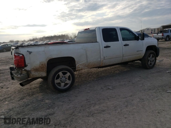 2008 Chevrolet Silverado 3500HD SRW Work Truck with VIN 1GCHC33K48F100412, listed as a Copart auction lot 44030635 with 275,913 mi miles and Salvage Title. Bid and sale history available at carsss.com. Image 3.