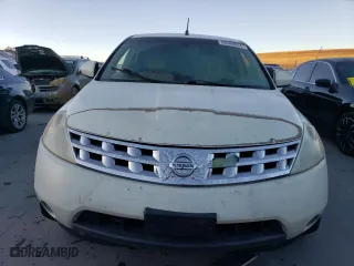 2003 Nissan Murano SE with VIN JN8AZ08W13W235595, listed as a Copart auction lot 80580544 with 266,424 mi miles and Salvage Title. Bid and sale history available at carsss.com. Image 5.