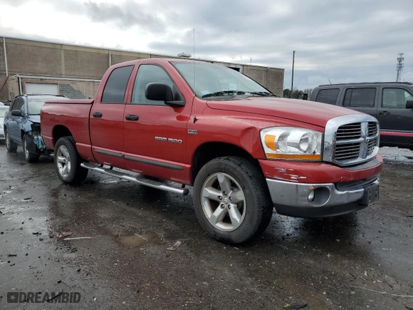2006 Dodge Ram 1500 SLT with VIN 1D7HU18296J126661, listed as a Copart auction lot 50337145 with 228,654 mi miles and Salvage Title. Bid and sale history available at carsss.com. Image 4.