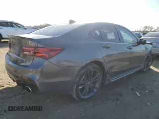 2019 Acura TLX w/A-Spec Pkg with VIN 19UUB1F64KA003687, listed as a Copart auction lot 42304375 with 78,420 mi miles and Salvage Title. Bid and sale history available at carsss.com. Image 3.