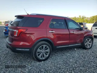 2018 Ford Explorer Limited with VIN 1FM5K7F86JGB85102, listed as a Copart auction lot 53801255 with 106,118 mi miles and Salvage Title. Bid and sale history available at carsss.com. Image 3.