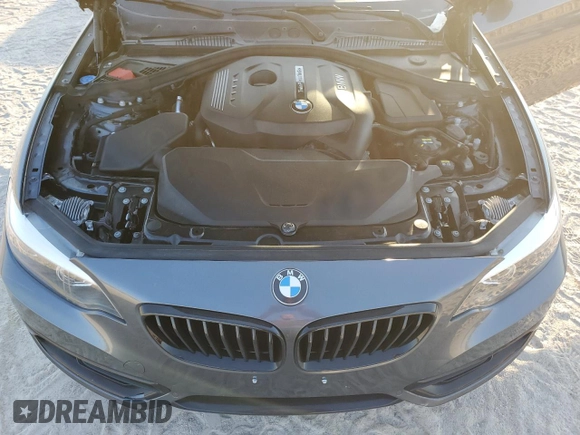 2021 BMW 2 Series 230i with VIN WBA2J1C04M7H58556, listed as a Copart auction lot 75501124 with 35,473 mi miles and Salvage Title. Bid and sale history available at carsss.com. Image 11.