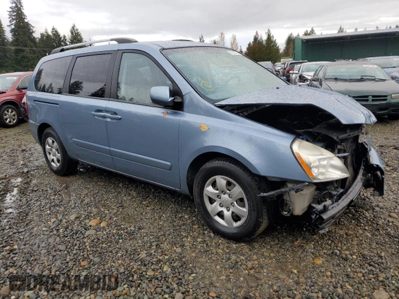 2009 Kia Sedona LX with VIN KNDMB233896312655, listed as a Copart auction lot 77863774 with 213,300 mi miles and Salvage Title. Bid and sale history available at carsss.com. Image 4.