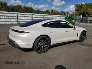 2024 Porsche Taycan with VIN WP0AA2Y13RSA10293, listed as a Copart auction lot 43400735 with Not Provided miles and Non Repairable. Bid and sale history available at DreamBid. Image 3.