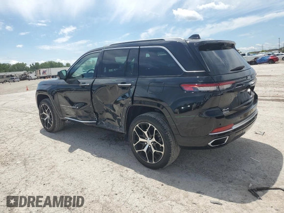 2022 Jeep Grand Cherokee Summit Reserve with VIN 1C4RJHETXN8503565, listed as a Copart auction lot 63758425 with 57,598 mi miles and Salvage title. Bid and sale history available at DreamBid. Image 2.