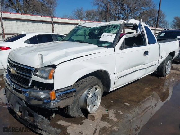 2006 Chevrolet Silverado 1500 LT1 with VIN 1GCEC19Z66Z222292, listed as a IAAI auction lot 41400043 with 160,588 mi miles. Bid and sale history available at carsss.com. Image 2.