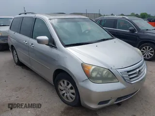 2008 Honda Odyssey EX-L with VIN 5FNRL38688B111255, listed as a IAAI auction lot 41906338 with 186,112 mi miles. Bid and sale history available at carsss.com. Image 1.