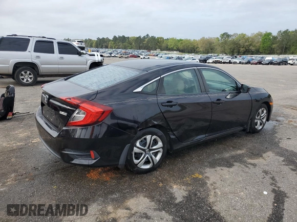 2017 Honda Civic Sedan LX with VIN 19XFC2F50HE034250, listed as a Copart auction lot 50936425 with 190,830 mi miles and Salvage Title. Bid and sale history available at carsss.com. Image 3.