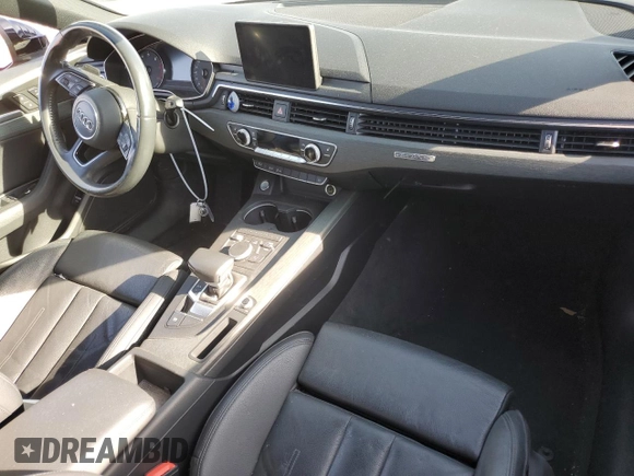 2018 Audi A5 Sportback Premium with VIN WAUDNCF59JA017458, listed as a Copart auction lot 88017795 with 81,412 mi miles and Salvage Title. Bid and sale history available at carsss.com. Image 8.