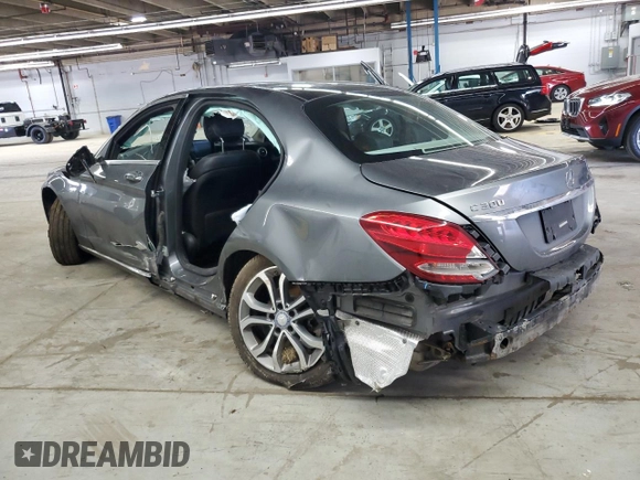 2017 Mercedes-Benz C 300 with VIN WDDWF4KB0HR261320, listed as a Copart auction lot 56069965 with Not Provided miles and Clean Title. Bid and sale history available at DreamBid. Image 2.