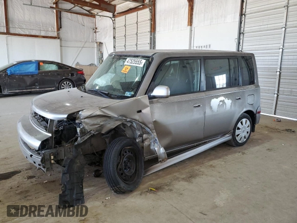 2006 Scion xB with VIN JTLKT324864042777, listed as a Copart auction lot 47525555 with 0 mi miles and Salvage Title. Bid and sale history available at carsss.com. Image 1.