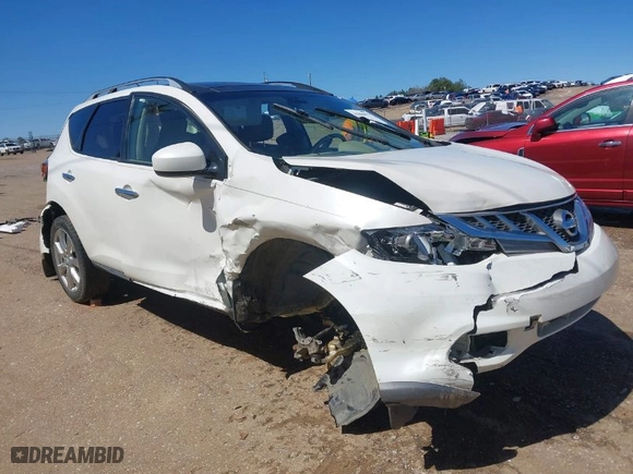 2014 Nissan Murano S with VIN JN8AZ1MU0EW403482, listed as a IAAI auction lot 41806817 with 76,624 mi miles. Bid and sale history available at carsss.com. Image 6.