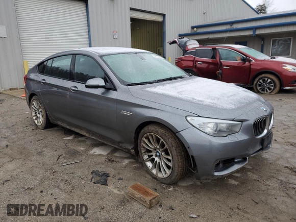 2016 BMW 5 Series GT 535i Gran Turismo xDrive with VIN WBA5M4C55GD186711, listed as a Copart auction lot 47700165 with 195,375 mi miles and Salvage Title. Bid and sale history available at DreamBid. Image 4.