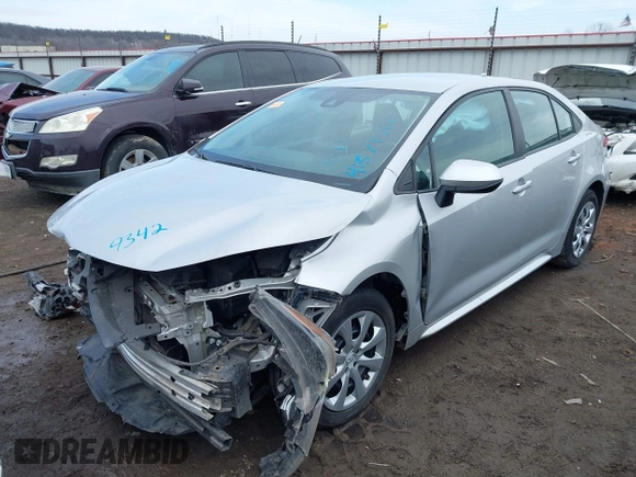2021 Toyota Corolla LE with VIN 5YFEPMAE0MP238123, listed as a IAAI auction lot 41579342 with 82,470 mi miles and . Bid and sale history available at DreamBid. Image 19.