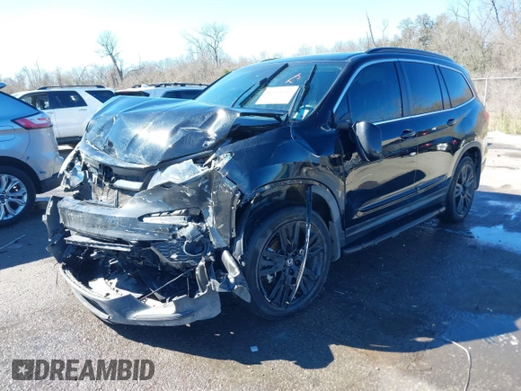 2022 Honda Pilot Special Edition with VIN 5FNYF5H22NB027603, listed as a IAAI auction lot 41651697 with 64,566 mi miles and . Bid and sale history available at carsss.com. Image 17.
