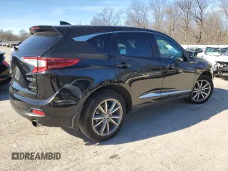 2021 Acura RDX w/Technology Package with VIN 5J8TC2H59ML032015, listed as a Copart auction lot 41673844 with 9,123 mi miles. Bid and sale history available at carsss.com. Image 3.