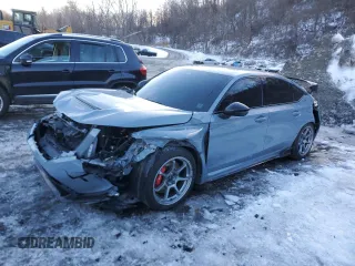 2025 Honda Civic Type R z VIN JHMFL5G48SX000344, wystawiony jako Copart lot #45850855 z przebiegiem 11 455 mil mil oraz Szkody całkowita. Historia ofert i sprzedaży dostępna na DreamBid. Obrazek 1.