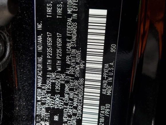2021 Toyota Sienna LE z VIN 5TDKRKECXMS056186, wystawiony jako Copart lot #60854425 z przebiegiem 30 580 mil mil oraz Szkoda całkowita • Salvage title. Historia ofert i sprzedaży dostępna na DreamBid. Obrazek 13.