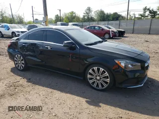2017 Mercedes-Benz CLA 250 with VIN WDDSJ4GB8HN500142, listed as a Copart auction lot 52629694 with 97,002 mi miles and . Bid and sale history available at DreamBid. Image 4.
