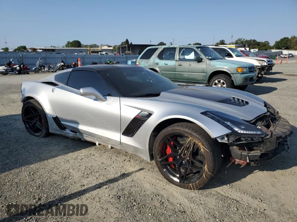 2016 Chevrolet Corvette Z06 3LZ with VIN 1G1YU2D6XG5606641, listed as a Copart auction lot 69261564 with 79,604 mi miles and Salvage Title. Bid and sale history available at carsss.com. Image 4.