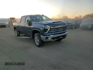 2025 Chevrolet Silverado 3500HD LTZ with VIN 2GC4KUEYXS1130957, listed as a Copart auction lot 83394774 with 453 mi miles and Salvage Title. Bid and sale history available at DreamBid. Image 11.