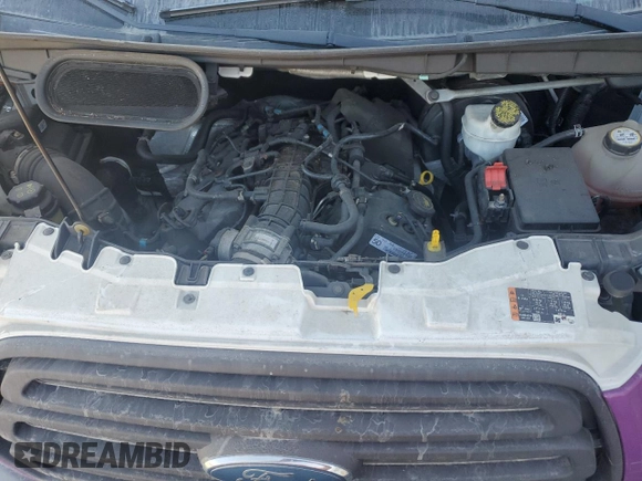2015 Ford Transit with VIN 1FTSW2XG7FKA57802, listed as a Copart auction lot 74132384 with Not Provided miles and Salvage Title. Bid and sale history available at DreamBid. Image 12.