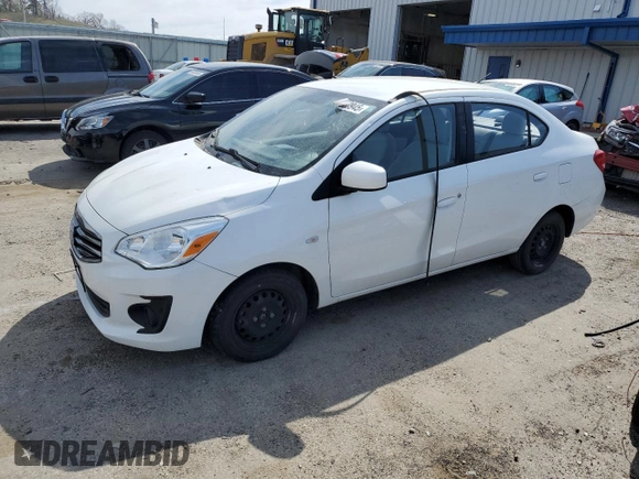 2017 Mitsubishi Mirage ES with VIN ML32F3FJ4HHF10735, listed as a Copart auction lot 54632945 with 78,161 mi miles and Clean title. Bid and sale history available at DreamBid. Image 1.
