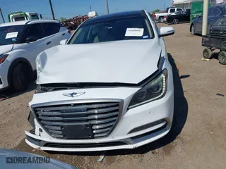 2018 Genesis G80 3.8L with VIN KMHGN4JE8JU227590, listed as a IAAI auction lot 41668042 with 69,914 mi miles. Bid and sale history available at carsss.com. Image 12.