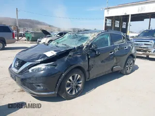 2018 Nissan Murano SV with VIN 5N1AZ2MG4JN116458, listed as a IAAI auction lot 41780269 with 157,587 mi miles and . Bid and sale history available at carsss.com. Image 17.