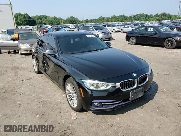 2018 BMW 3 Series 330i xDrive with VIN WBA8D9G56JNU69320, listed as a Copart auction lot 60794345 with 104,036 mi miles and Salvage title. Bid and sale history available at DreamBid. Image 13.