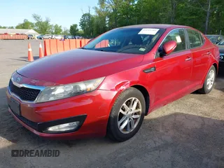 2012 Kia Optima LX with VIN 5XXGM4A76CG027180, listed as a IAAI auction lot 42143209 with 175,028 mi miles and . Bid and sale history available at carsss.com. Image 2.
