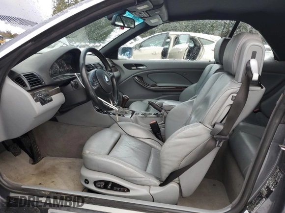 2003 BMW 3 Series 330Ci with VIN WBABS53433EV90570, listed as a Copart auction lot 43484075 with 147,082 mi miles and Salvage Title. Bid and sale history available at carsss.com. Image 7.