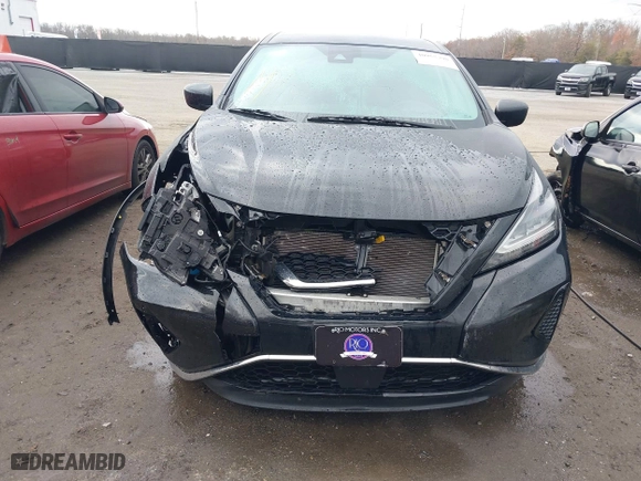 2021 Nissan Murano S with VIN 5N1AZ2AS1MC110318, listed as a IAAI auction lot 40955798 with 82,246 mi miles. Bid and sale history available at carsss.com. Image 11.