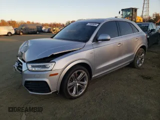 2017 Audi Q3 Prestige with VIN WA1GCCFSXHR000962, listed as a Copart auction lot 77503634 with 121,803 mi miles and Clean Title. Bid and sale history available at carsss.com. Image 1.