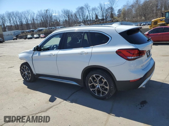 2021 BMW X1 xDrive28i with VIN WBXJG9C04M5T95361, listed as a Copart auction lot 46179513 with 11,427 mi miles. Bid and sale history available at carsss.com. Image 2.
