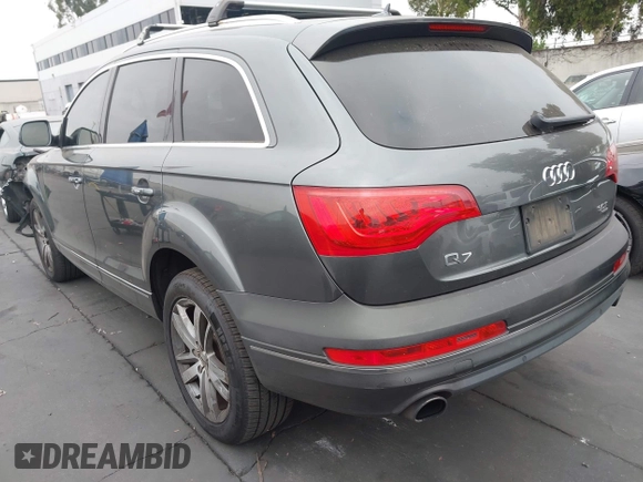 2015 Audi Q7 Premium Plus with VIN WA1LGAFE9FD003878, listed as a IAAI auction lot 42580801 with 160,949 mi miles and . Bid and sale history available at DreamBid. Image 3.
