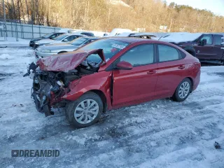 2022 Hyundai Accent SEL with VIN 3KPC24A64NE166554, listed as a Copart auction lot 87537705 with 36,010 mi miles and Salvage Title. Bid and sale history available at carsss.com. Image 1.