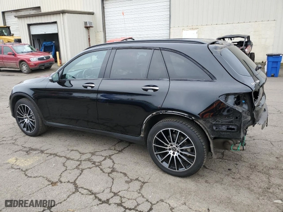 2019 Mercedes-Benz GLC with VIN WDC0G4KB3KF655877, listed as a Copart auction lot 44792765 with 79,342 mi miles and Salvage Title. Bid and sale history available at carsss.com. Image 2.