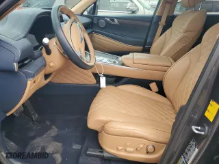 2022 Genesis GV80 with VIN KMUHCESC9NU080586, listed as a Copart auction lot 59869853 with 20,421 mi miles. Bid and sale history available at carsss.com. Image 7.