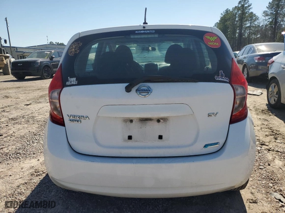 2015 Nissan Versa Note SV with VIN 3N1CE2CP2FL395073, listed as a Copart auction lot 48408865 with 187,157 mi miles and Salvage Title. Bid and sale history available at carsss.com. Image 6.