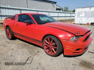2013 Ford Mustang V6 with VIN 1ZVBP8AM4D5245488, listed as a Copart auction lot 53829135 with 123,512 mi miles and Salvage Title. Bid and sale history available at carsss.com. Image 4.