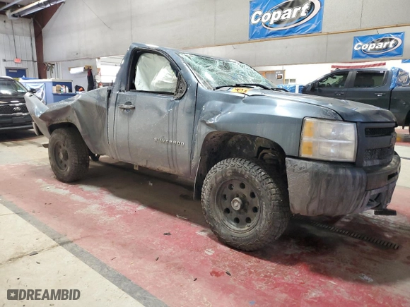 2011 Chevrolet Silverado 1500 Work Truck with VIN 1GCNKPEX2BZ418962, listed as a Copart auction lot 42313445 with 0 mi miles and Salvage Title. Bid and sale history available at carsss.com. Image 4.