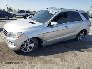 2012 Mercedes-Benz M 350 with VIN 4JGDA5HB6CA011841, listed as a Copart auction lot 61405895 with 229,753 mi miles and Salvage title. Bid and sale history available at DreamBid. Image 1.