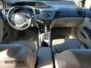 2012 Honda Civic EX-L with VIN 19XFB2F92CE022759, listed as a Copart auction lot 51343545 with 135,540 mi miles and Salvage Title. Bid and sale history available at DreamBid. Image 8.