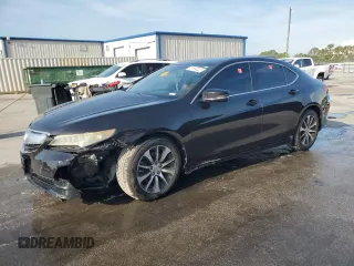 2016 Acura TLX with VIN 19UUB1F34GA001113, listed as a Copart auction lot 61598035 with 127,792 mi miles and Salvage title. Bid and sale history available at DreamBid. Image 1.